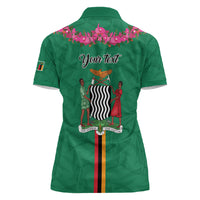 Personalized One Zambia One Nation Women Polo Shirt Happy Independence Day