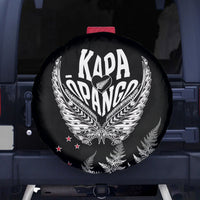 Custom New Zealand Rugby Spare Tire Cover NZ Opango Forever Silver Fern Heart - Wonder Print Shop