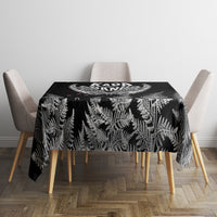 Custom New Zealand Rugby Tablecloth NZ Opango Forever Silver Fern Heart - Wonder Print Shop