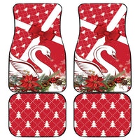 Denmark Christmas Car Mats Coquette Bow With Swan - Wonder Print Shop