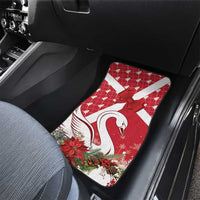 Denmark Christmas Car Mats Coquette Bow With Swan - Wonder Print Shop