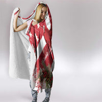 Denmark Christmas Hooded Blanket Coquette Bow With Swan