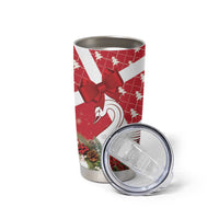 Denmark Christmas Tumbler Cup Coquette Bow With Swan - Wonder Print Shop