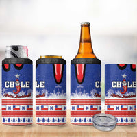 Feliz Navidad Chile Santa Claus 4 in 1 Can Cooler Tumbler Chilli Christmas - Wonder Print Shop