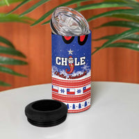 Feliz Navidad Chile Santa Claus 4 in 1 Can Cooler Tumbler Chilli Christmas - Wonder Print Shop