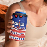 Feliz Navidad Chile Santa Claus 4 in 1 Can Cooler Tumbler Chilli Christmas - Wonder Print Shop