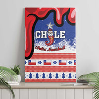 Feliz Navidad Chile Santa Claus Canvas Wall Art Chilli Christmas - Wonder Print Shop