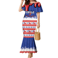 Personalized Feliz Navidad Chile Santa Claus Family Matching Mermaid Dress and Hawaiian Shirt Chilli Christmas - Wonder Print Shop