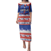 Personalized Feliz Navidad Chile Santa Claus Family Matching Puletasi and Hawaiian Shirt Chilli Christmas - Wonder Print Shop