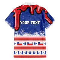 Personalized Feliz Navidad Chile Santa Claus Family Matching Short Sleeve Bodycon Dress and Hawaiian Shirt Chilli Christmas - Wonder Print Shop
