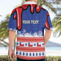 Personalized Feliz Navidad Chile Santa Claus Hawaiian Shirt Chilli Christmas - Wonder Print Shop