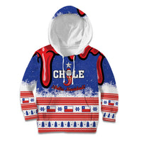 Personalized Feliz Navidad Chile Santa Claus Kid Hoodie Chilli Christmas - Wonder Print Shop
