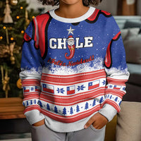 Personalized Feliz Navidad Chile Santa Claus Kid Ugly Christmas Sweater Chilli Christmas - Wonder Print Shop