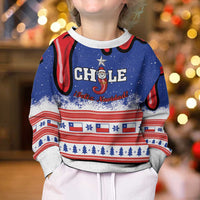 Personalized Feliz Navidad Chile Santa Claus Kid Ugly Christmas Sweater Chilli Christmas - Wonder Print Shop