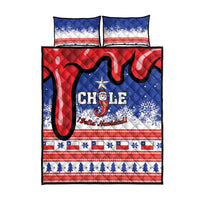 Feliz Navidad Chile Santa Claus Quilt Bed Set Chilli Christmas - Wonder Print Shop
