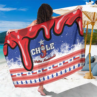 Feliz Navidad Chile Santa Claus Sarong Chilli Christmas - Wonder Print Shop