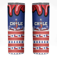 Feliz Navidad Chile Santa Claus Skinny Tumbler Chilli Christmas - Wonder Print Shop