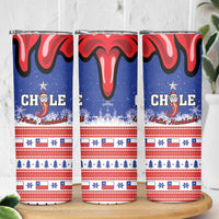 Feliz Navidad Chile Santa Claus Skinny Tumbler Chilli Christmas - Wonder Print Shop