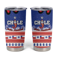 Feliz Navidad Chile Santa Claus Tumbler Cup Chilli Christmas - Wonder Print Shop
