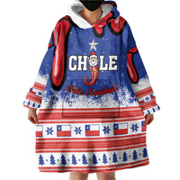 Personalized Feliz Navidad Chile Santa Claus Wearable Blanket Hoodie Chilli Christmas - Wonder Print Shop