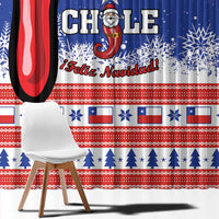 Feliz Navidad Chile Santa Claus Window Curtain Chilli Christmas - Wonder Print Shop