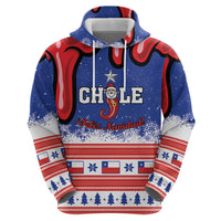 Personalized Feliz Navidad Chile Santa Claus Zip Hoodie Chilli Christmas - Wonder Print Shop