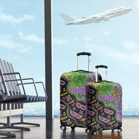 Mardi Gras Luggage Cover Colorful Style - Wonder Print Shop