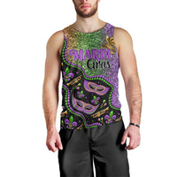 Mardi Gras Men Tank Top Colorful Style - Wonder Print Shop
