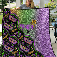 Mardi Gras Quilt Colorful Style - Wonder Print Shop