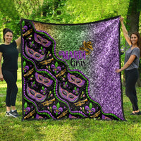 Mardi Gras Quilt Colorful Style - Wonder Print Shop