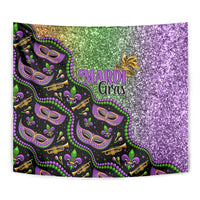Mardi Gras Tapestry Colorful Style - Wonder Print Shop