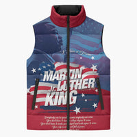 Martin Luther King MLK Sleeveless Puffer Jacket I Have A Dream - Wonder Print Shop
