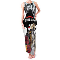 Personalized Horse Racing Family Matching Tank Maxi Dress and Hawaiian Shirt Derby Lady Triple Flowers