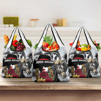 Horse Racing Grocery Bag Derby Lady Triple Flowers