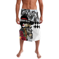 Personalized Horse Racing Lavalava Derby Lady Triple Flowers