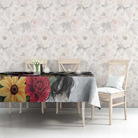 Horse Racing Tablecloth Derby Lady Triple Flowers
