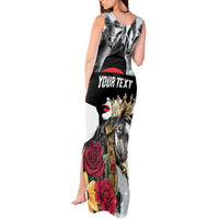 Personalized Horse Racing Tank Maxi Dress Derby Lady Triple Flowers