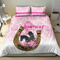 Kentucky Survivors Bedding Set Horse Derby Lady Pink Roses