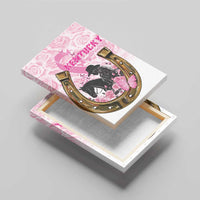 Kentucky Survivors Canvas Wall Art Horse Derby Lady Pink Roses