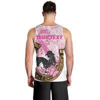 Personalized Kentucky Survivors Men Tank Top Horse Derby Lady Pink Roses