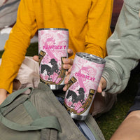 Personalized Kentucky Survivors Tumbler Cup Horse Derby Lady Pink Roses