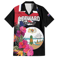 Personalised Bonaire Family Matching Tank Maxi Dress and Hawaiian Shirt Boneiru Coat of Arms