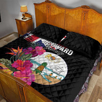 Bonaire Quilt Bed Set Boneiru Coat of Arms