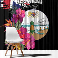 Bonaire Window Curtain Boneiru Coat of Arms