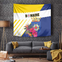 British Leeward Islands Tapestry Tropical Flower Grunge Style