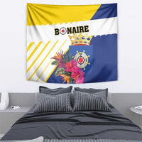 British Leeward Islands Tapestry Tropical Flower Grunge Style