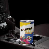 Personalised British Leeward Islands Tumbler Cup Tropical Flower Grunge Style