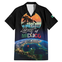 Personalized Gulf Of Mexico Est 1550 Family Matching Mermaid Dress and Hawaiian Shirt Gulf Of Mexico From Space