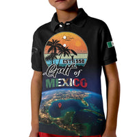 Personalized Gulf Of Mexico Est 1550 Kid Polo Shirt Gulf Of Mexico From Space