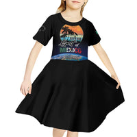 Personalized Gulf Of Mexico Est 1550 Kid Short Sleeve Dress Gulf Of Mexico From Space